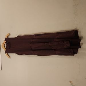 Universal Standard Frida Satin Tiered Dress with Pockets